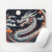 Nacht-Drache-Mauspad Mousepad (Mit Mouse)