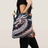 Nacht-Drache-Tragetasche Tasche (Von Nahem)