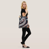 Nacht-Drache-Tragetasche Tasche (Am Model)