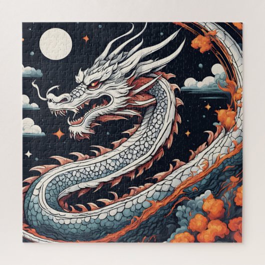 Nacht-Drachen-Puzzle Puzzle (Vertikal)