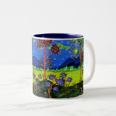 Nacht Dreamscape Zweifarbige Tasse (VorderseiteRechts)