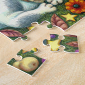NACHT, EIGENTÜMER UND PUSSYCAT, FOLKART CAT PUZZLE (Seite)