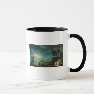 Nacht: Ein Hafen im Mondschein, 1748 Tasse