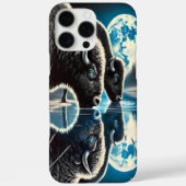 Nacht Elegante: Buffalo Case-Mate iPhone Hülle (Rückseite)