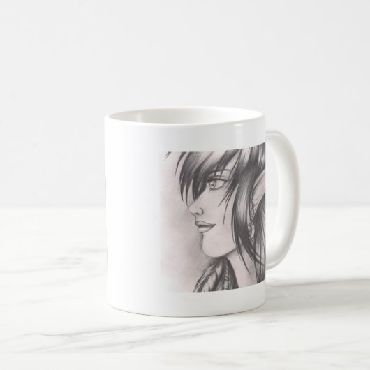 Nacht Elf.jpeg Kaffeetasse (VorderseiteRechts)