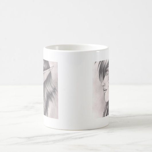 Nacht Elf.jpeg Kaffeetasse (Mittel)