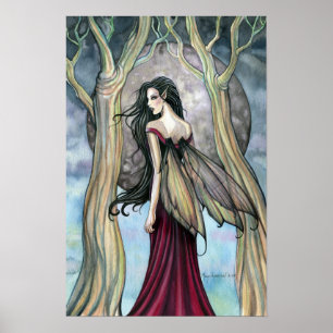 Nacht endlich Fantasy Feen Gothic Poster Druck