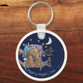 Nacht, Eule Schlüsselanhänger (Vorderseite)