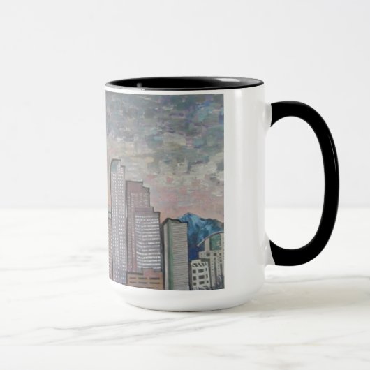 Nacht fällt auf Denver Tasse (Rechts)