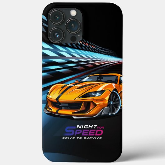 Nacht für Geschwindigkeit | Case-Mate iPhone Hülle (Rückseite)