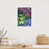 Nacht, gefroren - Tiere - 18 x 24 Poster (Küche)