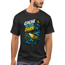 Nacht-Geocaching-Cache-Nach-Dunkel-T-Shirt