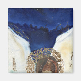 Nacht got der Engel seine Flügel 2014 Magnet