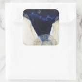 Nacht got der Engel seine Flügel 2 2013 Quadratischer Aufkleber (Tasche)