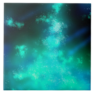 Nacht-Himmel-Smaragd-Keramikfliese Fliese