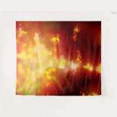 Nacht Himmelsflame Wandteppich (Vorderseite (Horizontal))