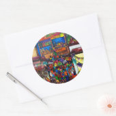 Nacht im alten San Antonio Sticker (Umschlag)