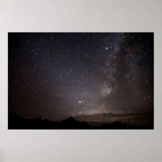 Nacht im Chisos-Gebirge - Big Bend, Texas Poster
