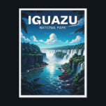 Nacht im Iguazu Nationalpark Argentinien Postkarte<br><div class="desc">Der Iguazu Nationalpark, ein UNESCO-Weltkulturerbe an der Grenze zwischen Argentinien und Brasilien, ist ein atemberaubendes Naturwunder, das für seine Wasserfälle, üppigen Regenwälder und vielfältige Tierwelt bekannt ist. Das Herzstück des Parks sind die Iguazu-Wasserfälle, eine Reihe miteinander verbundener Wasserfälle, die sich über fast drei Kilometer entlang des Iguazu-Flusses erstrecken. Die Wasserfälle...</div>