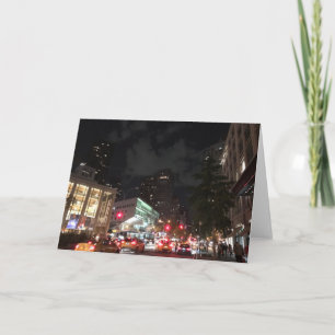 Nacht im Lincoln Center NYC New York Fotografy Karte