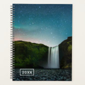 Nacht im Skógafoss Planer (Vorderseite)