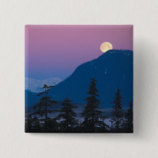 Nacht in Alaska Button (Vorderseite)