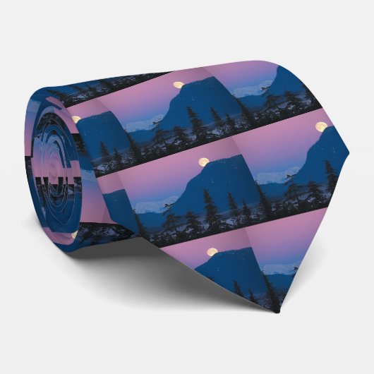 Nacht in Alaska Krawatte (Gerollt)