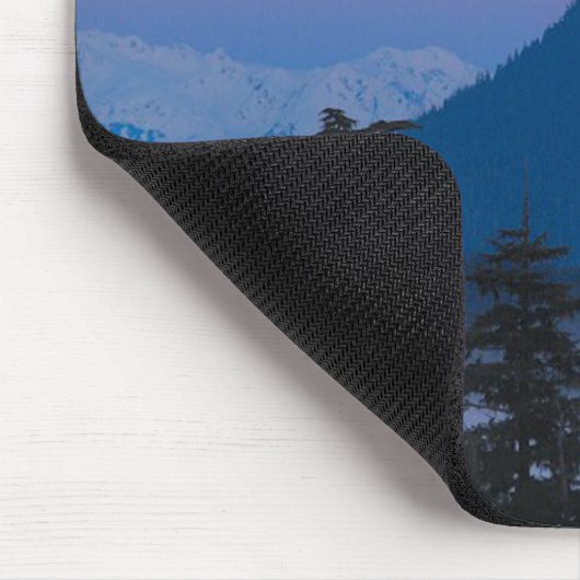 Nacht in Alaska Mousepad (Ecke)