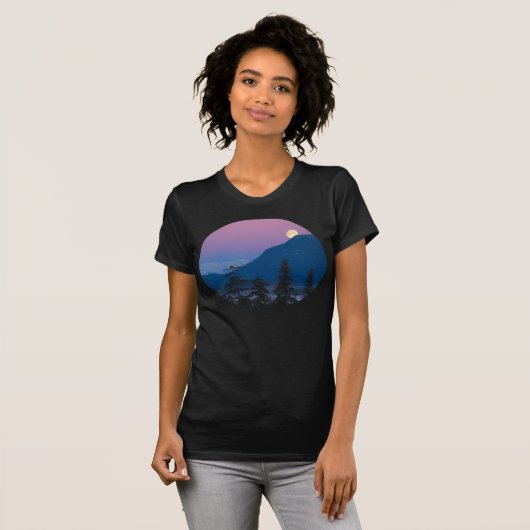 Nacht in Alaska T-Shirt (Vorne ganz)