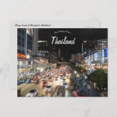 Nacht in Bangkok Thailand Postkarte (Vorne/Hinten)