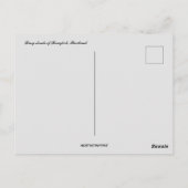 Nacht in Bangkok Thailand Postkarte (Rückseite)