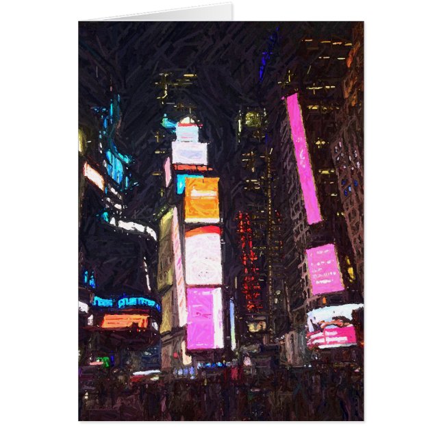 Nacht in der Stadt, Karte (Vorne)