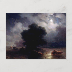 Nacht in der Ukraine durch Ivan Aivazovsky Postkarte