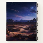 Nacht in der Wüste Notizblock (Rückseite)