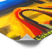 Nacht in der Wüste Poster (Ecke)