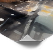 Nacht in Gion - Kunstdrucksammlung Poster (Ecke)