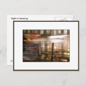 Nacht in Hamburg Postkarte (Vorne/Hinten)
