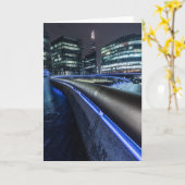 Nacht in London Karte (Gelbe Blume)