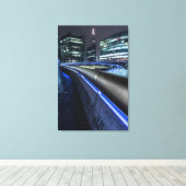 Nacht in London Leinwanddruck (Insitu (Holzboden))