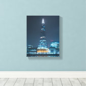 Nacht in London Leinwanddruck (Insitu (Holzboden))