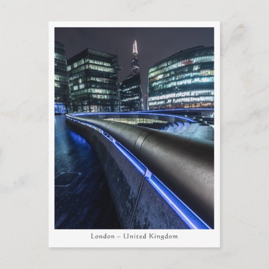 Nacht in London Postkarte (Vorderseite)