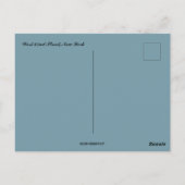 Nacht in New York Postcard Postkarte (Rückseite)