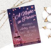 Nacht in Paris - Geburtstag Einladung