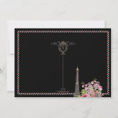 Nacht in Paris Rom Einladungen (Rückseite)