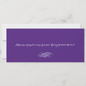 Nacht in Paris School Prom Einladung (Rückseite)