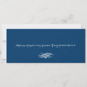 Nacht in Paris School Prom Einladung (Rückseite)