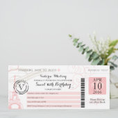 Nacht in Paris | Sweet 16 Geburtstag Einladung (Stehend Vorderseite)