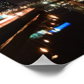 Nacht in Philly Poster (Ecke)