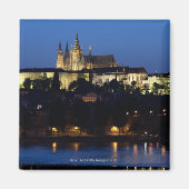 Nacht in Prag, Tschechische Republik Magnet (Vorne)