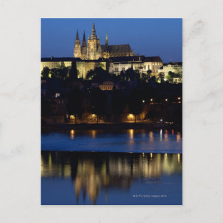 Nacht in Prag, Tschechische Republik Postkarte